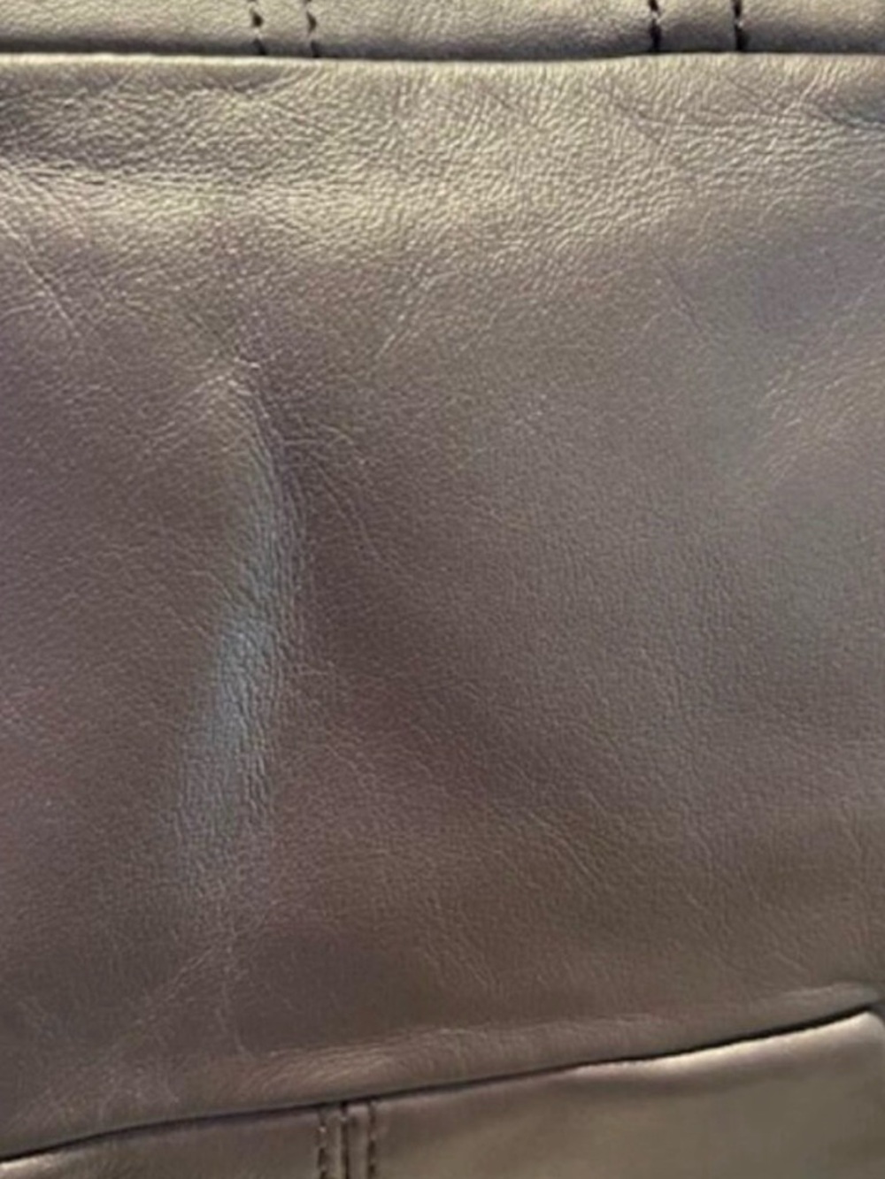Coach Taupe/Gray Leather Hobo Shoulder Bag EUC - Picture 9 of 12